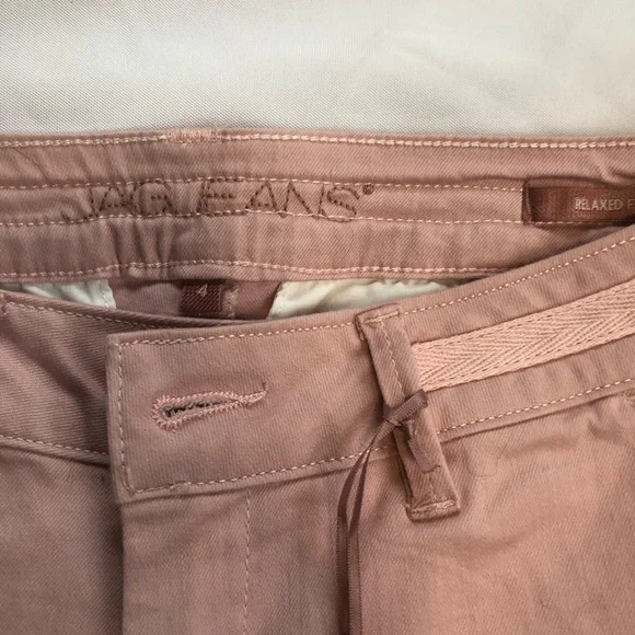 New Jag  Cadet Peony Denim Shorts  Pompom Hem Boho Pink Preppy NWT Preppy Sz 4 - Picture 4 of 10